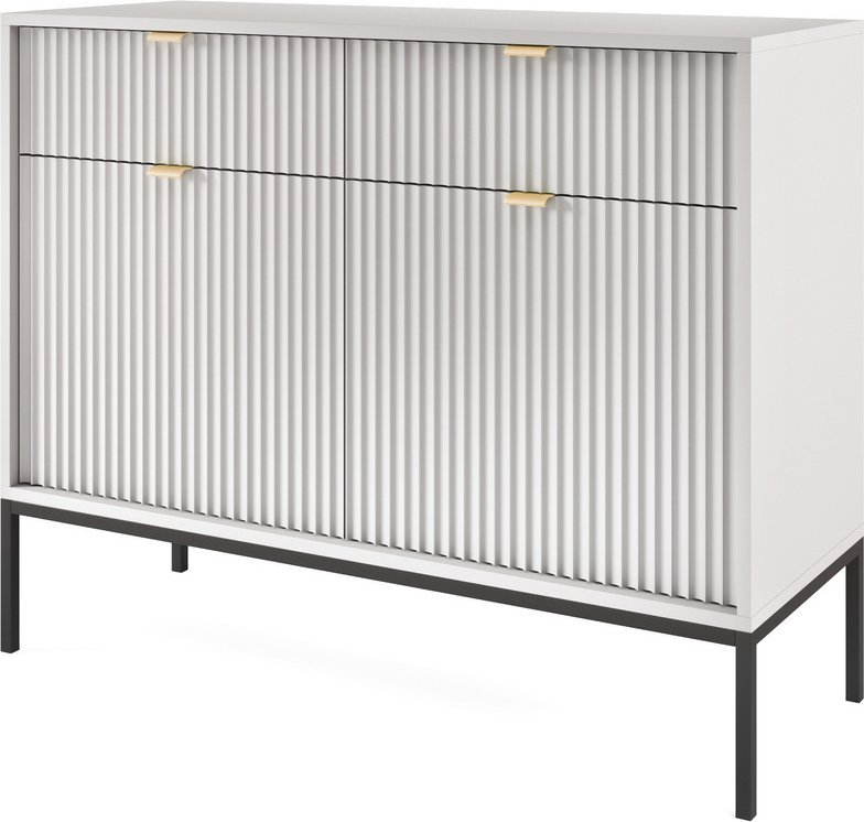 Ravio Dwudrzwiowa komoda Kioto KSZ104 w kolorze szarym