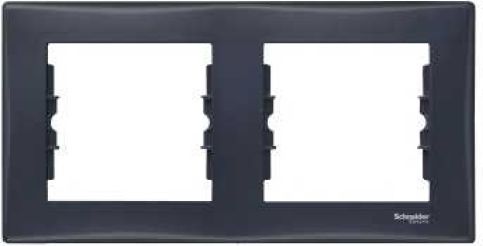 Schneider Electric Ramka podwójna Sedna pozioma grafitowa (SDN5800370)