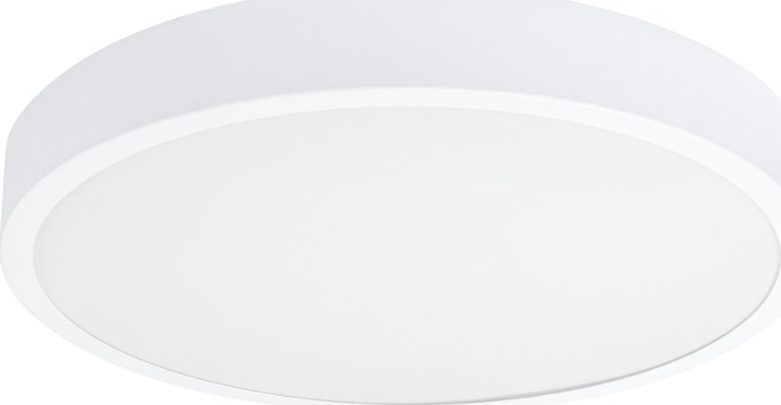 Lampa sufitowa Sollux Lighting SOLLUX Plafon ONYX 50 biały LED 3000K 1 x LED SL.1247