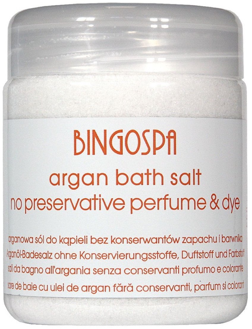 BINGOSPA Arganowa sól do kąpieli 550g
