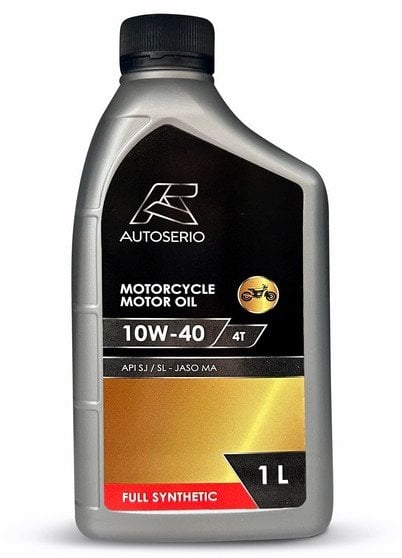 MOTO ENGINE OIL AUTOSERIO 4T 10W40 1L