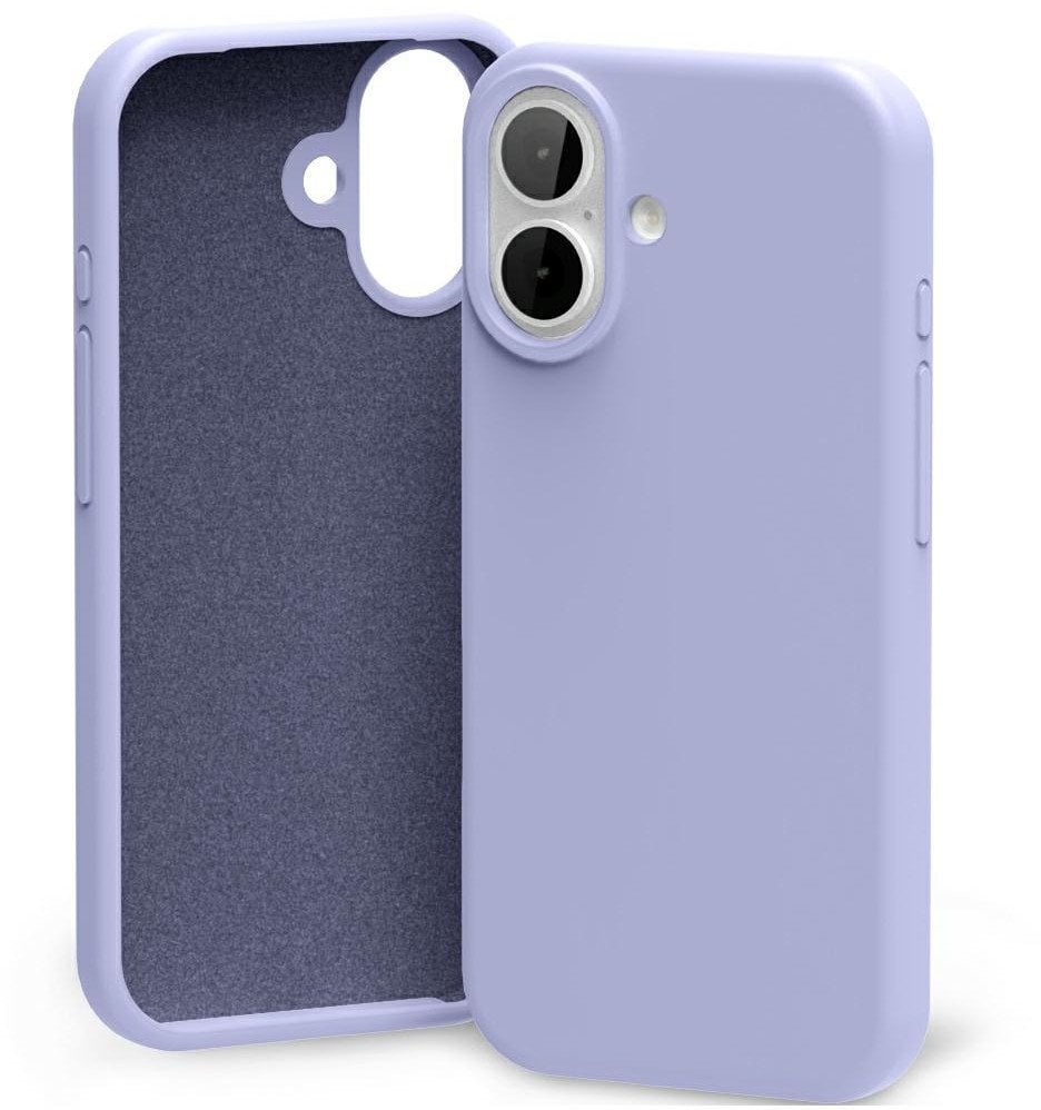 Etui Mercury Silicone do iPhone 17 lawendowa szarość