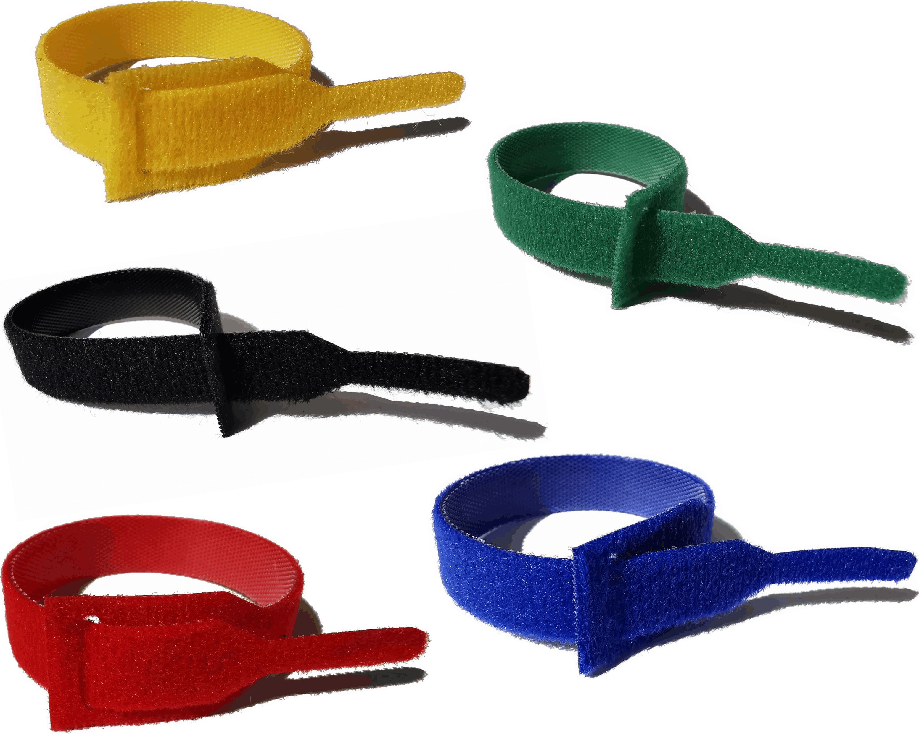 Organizer Wojtap Opaski rzepowe do kabli 20x300 mm 10 szt mix kolorów