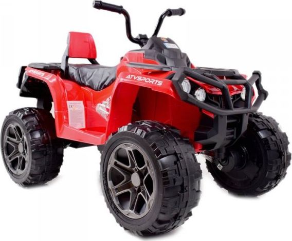 Super-Toys MEGA WIELKI QUAD 4X4, AMORTYZATORY, MIĘKKIE KOŁA, PILOT, WOLNY START,/LB8868