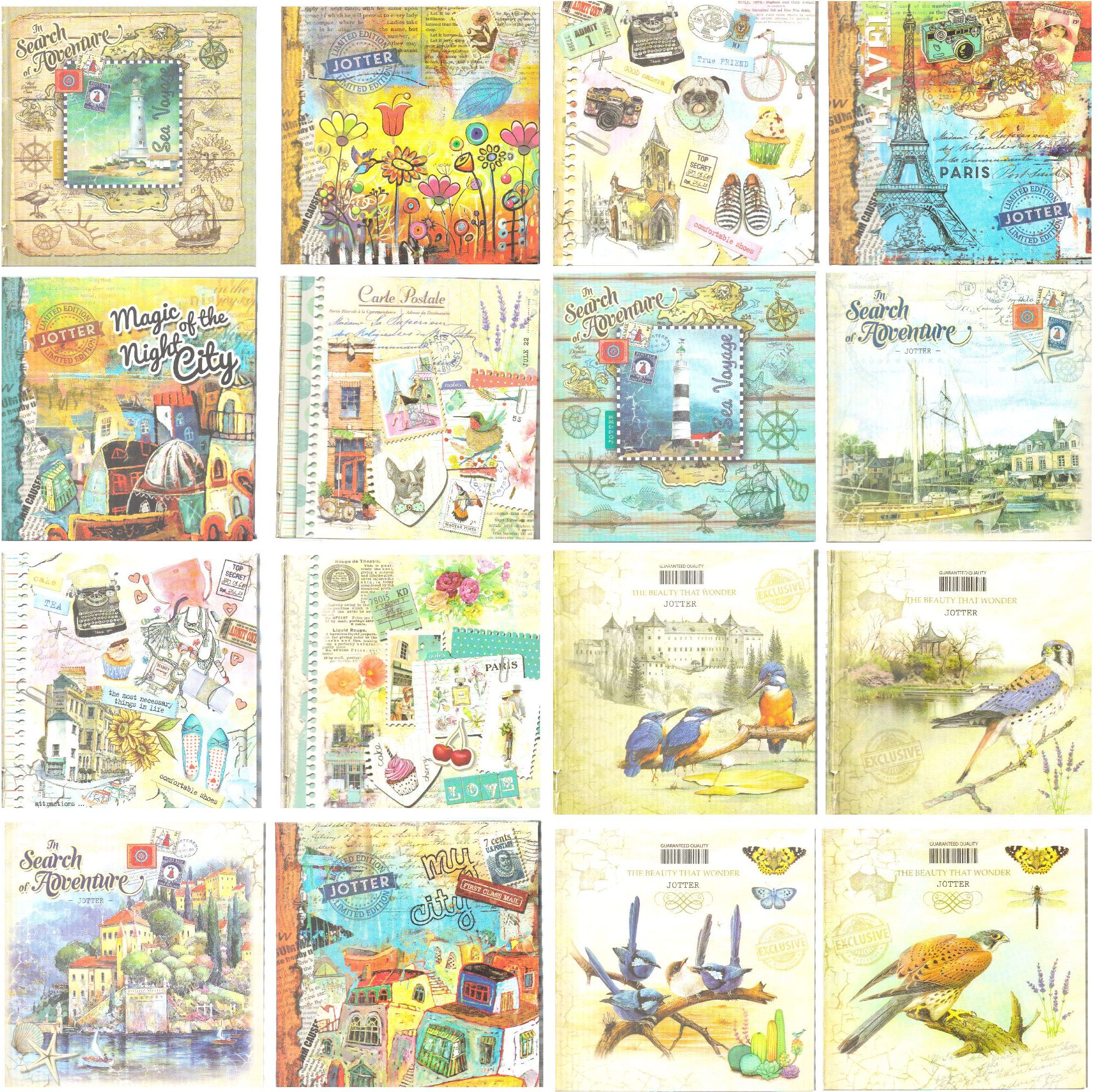 Fresh Notatnik ozdobny kwadrat 13 x 13 cm. 80 stron kratka.