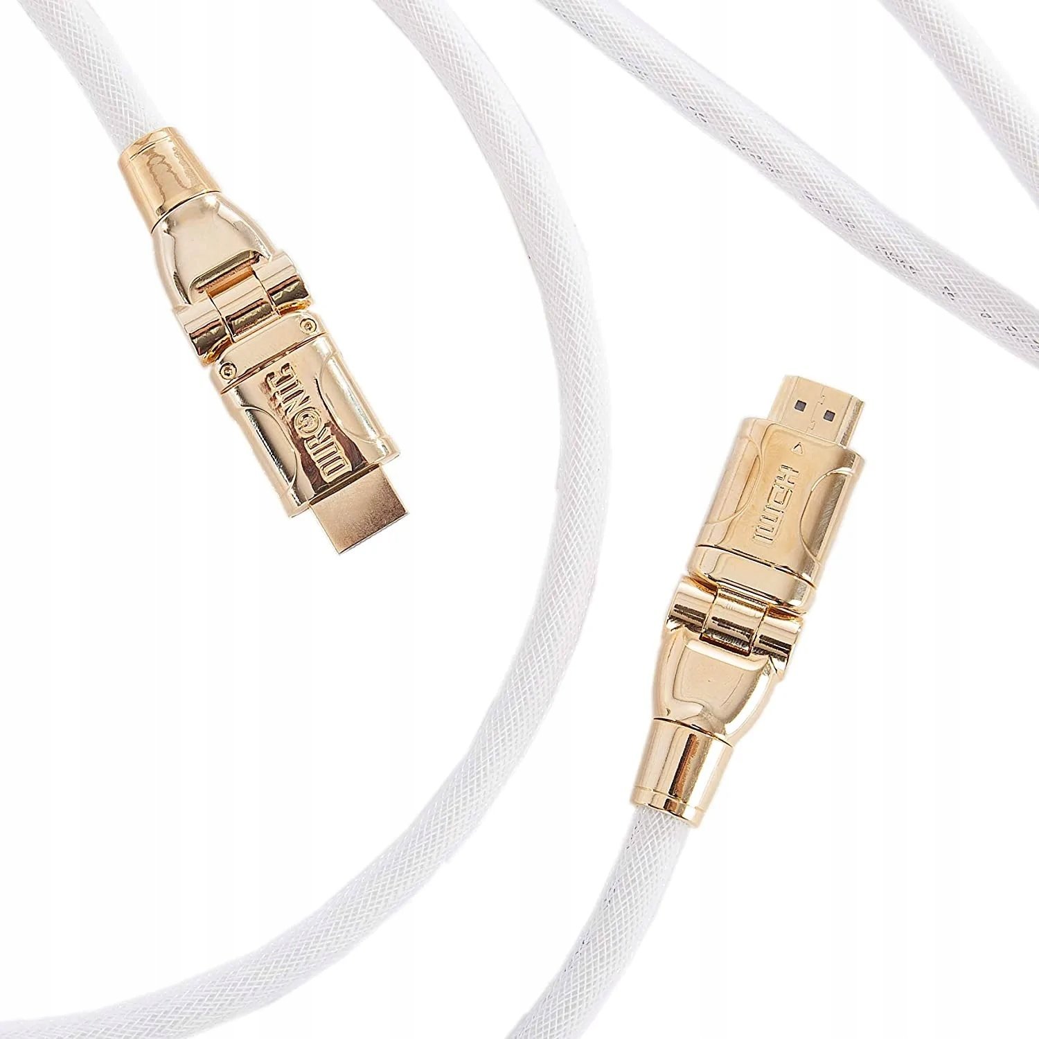 Kabel Duronic Duronic HDC01 / 5m HDMI High Speed Ethernet 3D 4K | kino domowe | złączki z 24-karatowego złota | wysoka wydajność