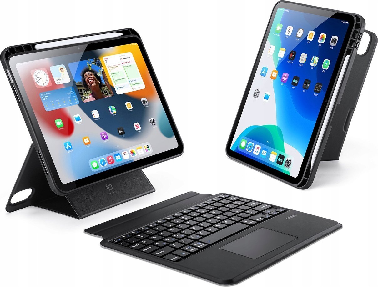 Etui na tablet Dux Ducis DUX DUCIS etui DK składane z klawiaturą bezprzewodową do iPad Pro 10 (2022) czarne