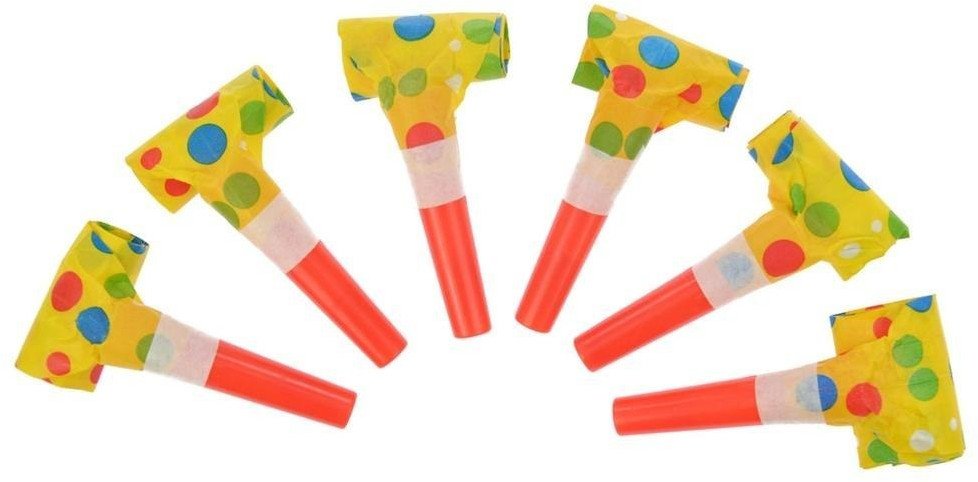 Gwizdki duże Minki 6szt