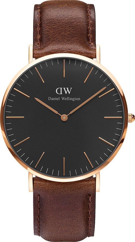 Zegarek Daniel Wellington Zegarek męski Daniel Wellington DW00100125 brązowy