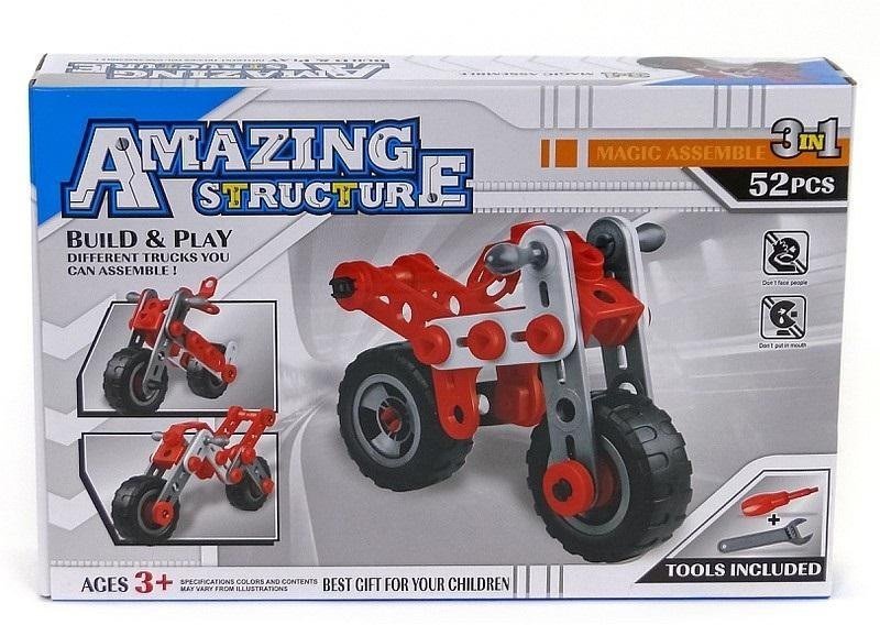 Klocki do skręcania metalowe 52el