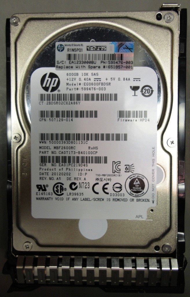 HP 600GB hot-plug dual-port SAS HDD dysk twardy 10000 RPM 2.5"