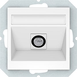 TV SOCKET WHITE TVL01-02 QR1000