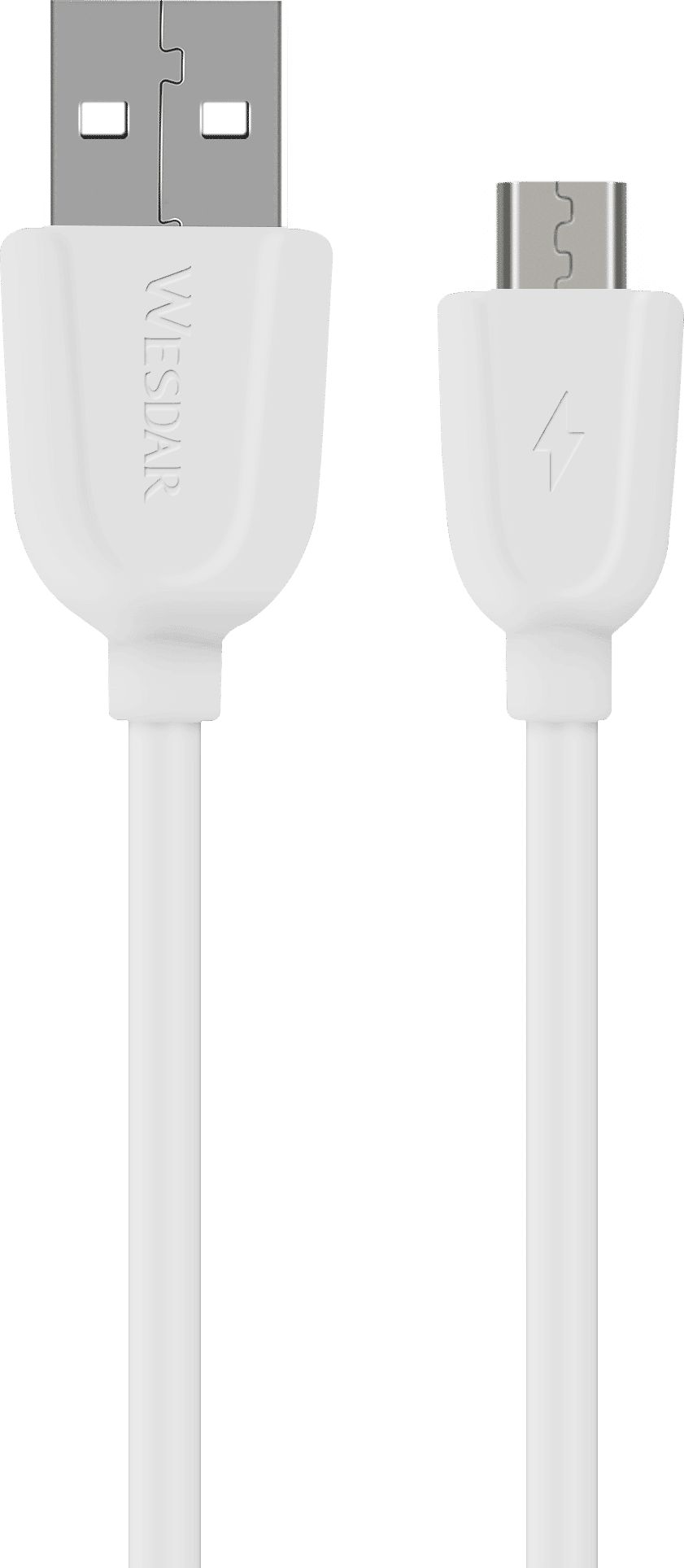 Kabel USB Mobilari USB-A - microUSB 1 m Biały (M555031WE)