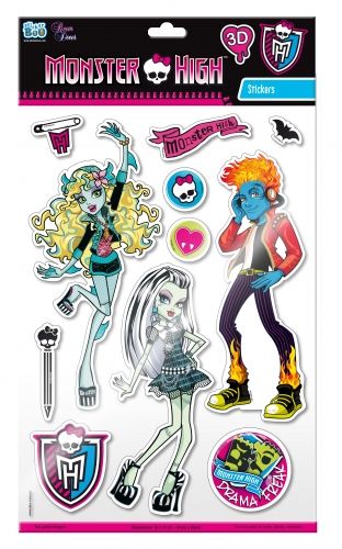 Sticker BOO Dekoracja ścienna Monster High 3D (DECLIC301)