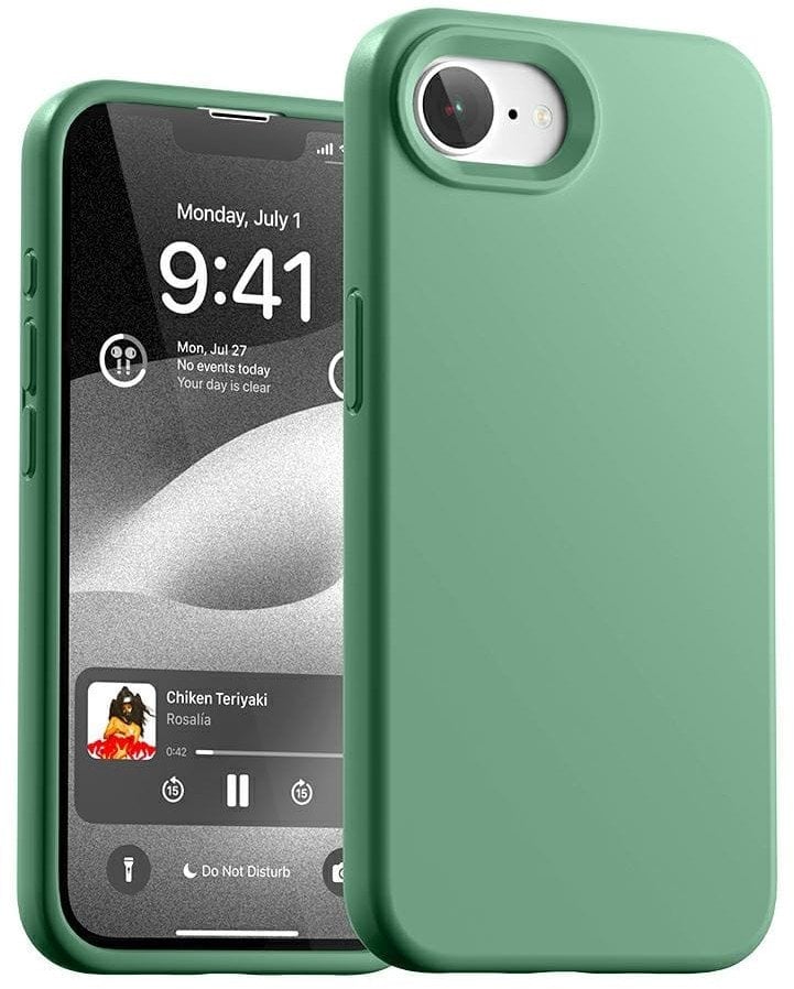 Etui Mercury Silicone do iPhone 16e zielony