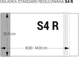 Biurfol Okładka standard regulowana S4 25 szt. (OZK-49)