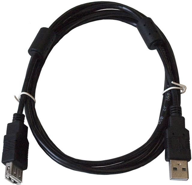 Kabel USB Art USB-A - USB-A 1 m Czarny (KABUSB_AA_2M_ALOEM110)