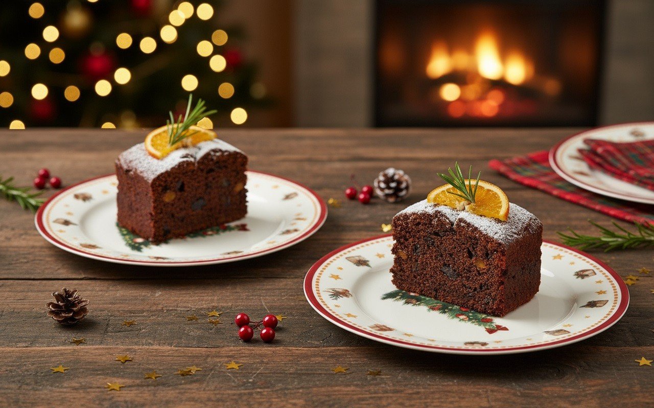 Komplet 2 talerzy deserowych 19 cm Christmas Tree 3