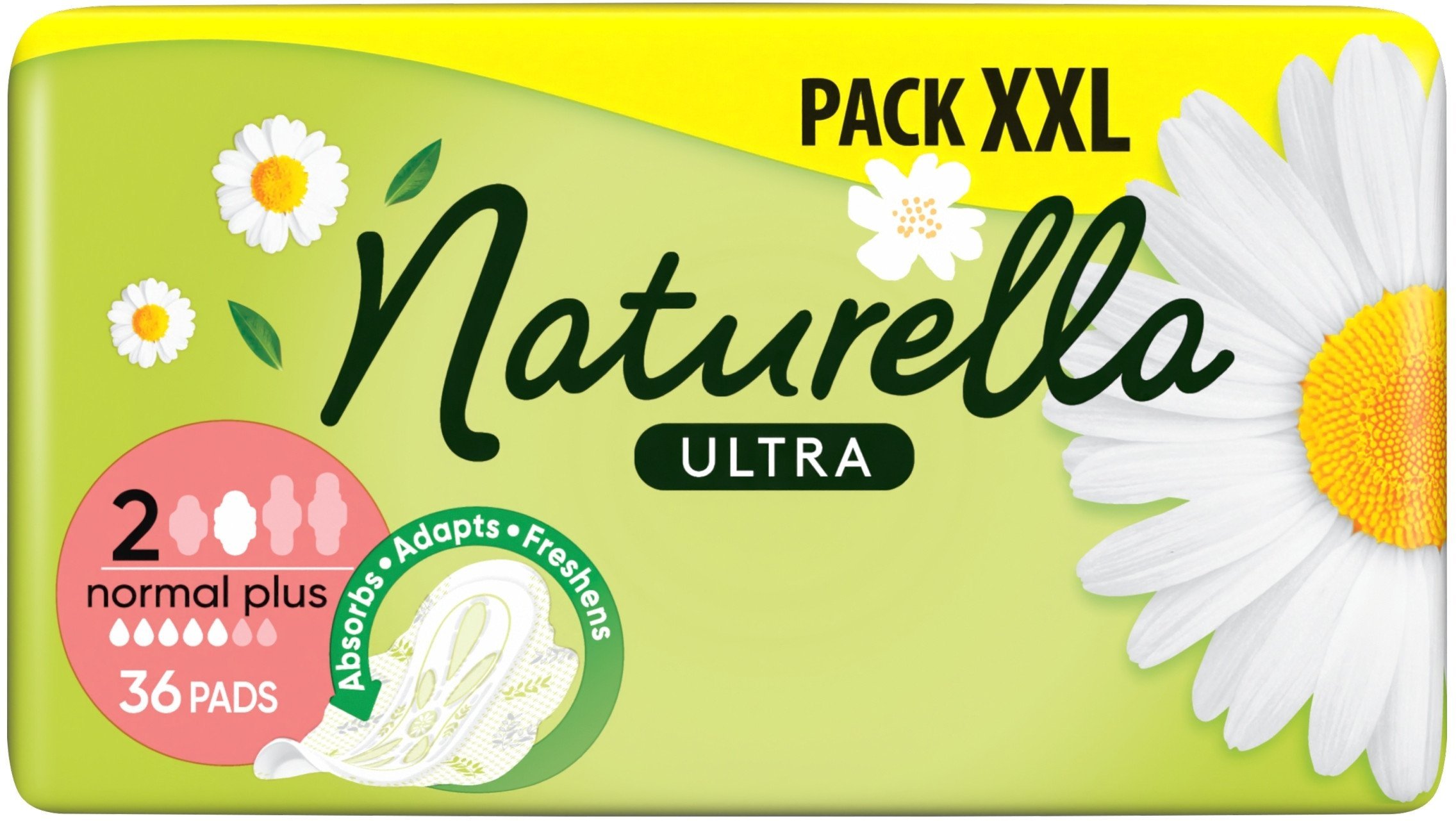 Higieniniai paketai Naturella Ultra Normal Plus Size 2, 36 vnt.