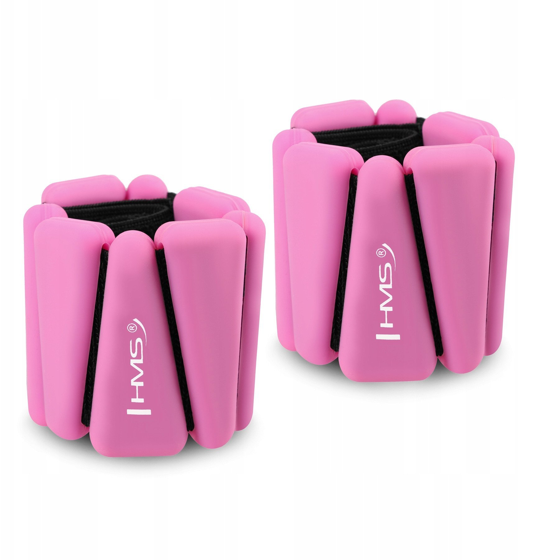 SNK01 PINK SILIKONOWE OBCIĄŻNIKI DO ĆWICZEŃ NA KOSTKI I NADGARSTKI HMS