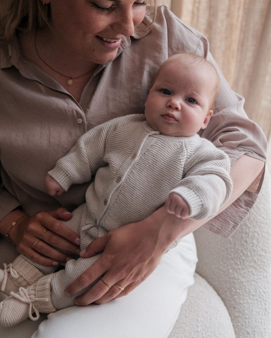 SwaddleMe Lodger Jooger knit Merino spodnie Birch 56.izm. JG 093_56 (8719033380622)