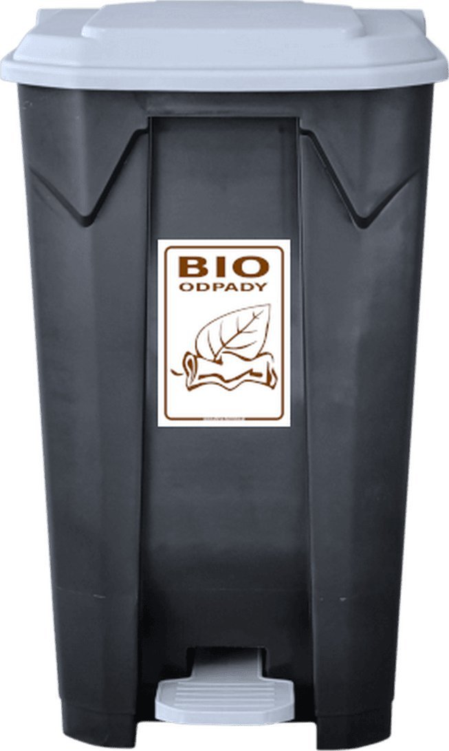 ARS Pojemnik do segregacji odpadów z przyciskiem pojemność 100 l (wariant bio odpady)