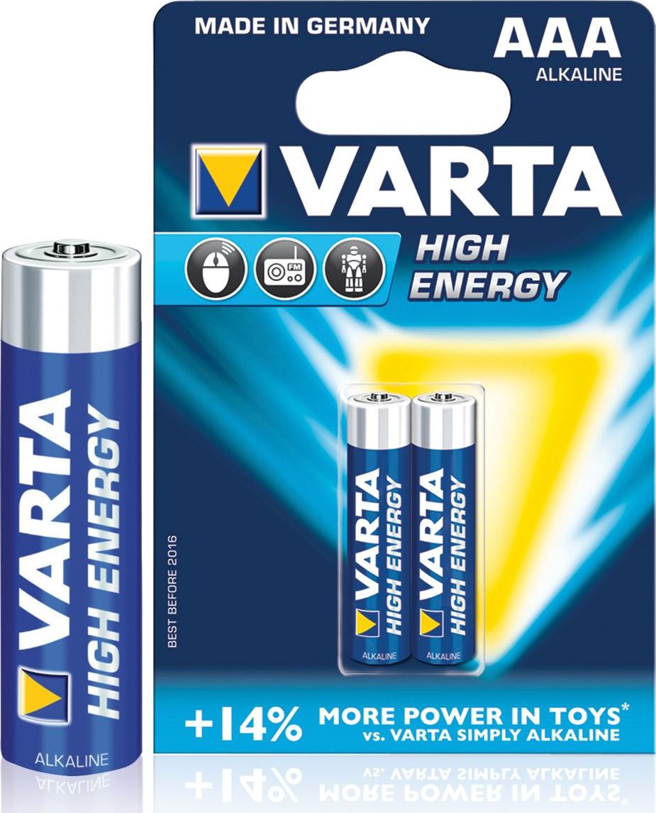 Varta Bateria High Energy AAA / R03 2 szt.