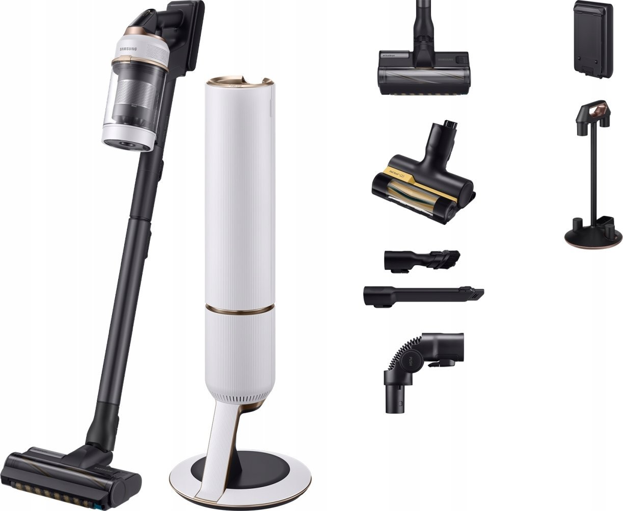 Odkurzacz pionowy Samsung Bespoke Jet Plus Pet VS20B95823W/GE