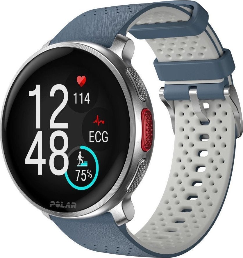 Zegarek sportowy Polar Vantage V3 Niebiesko-biały (VANTAGE V3 SLR/BLU S-L)