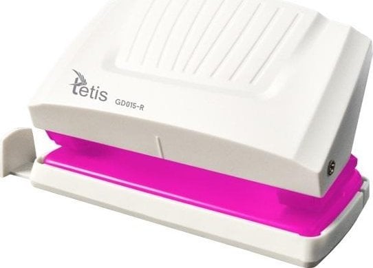 Dziurkacz Tetis Dziurkacz różowy 12 arkuszy GD015-R tetis