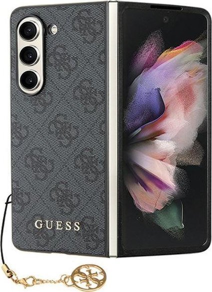 Guess GUHCZFD5GF4GGR F946 Z Fold5 szary/grey hardcase 4G Charms Collection