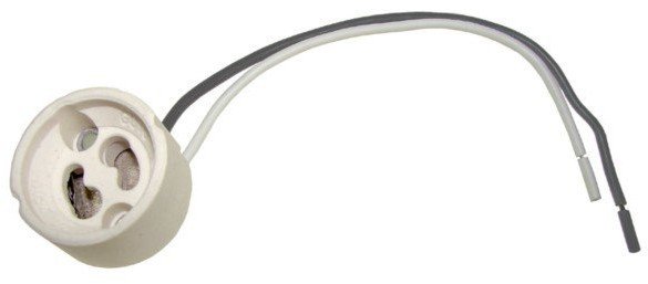 Oprawka GU10 ceramiczna z kablem