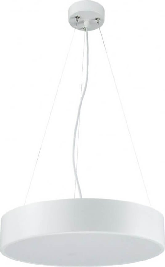 Lampa wisząca TEAM Minimalistyczna lampa wisząca 137623690234 do salonu biała