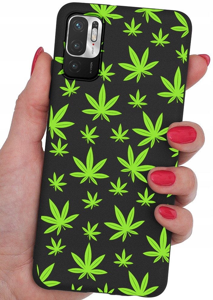 krainaGSM ETUI do Xiaomi Redmi Note 10 5G CASE WZORY SILIKONOWE MATT CASE +SZKŁO 9H