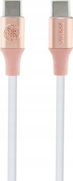 Kabel USB Guess USB-C - USB-C 1.5 m Różowy (GUCCLALRGDP)