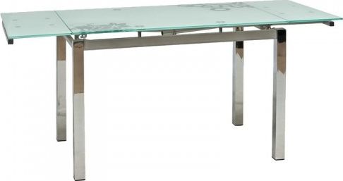 Signal STÓŁ GD017 BIAŁY/CHROM 110(170)x74