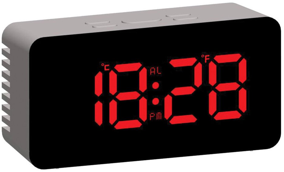 JVD Zegar budzik LED SB3658.7 z termometrem