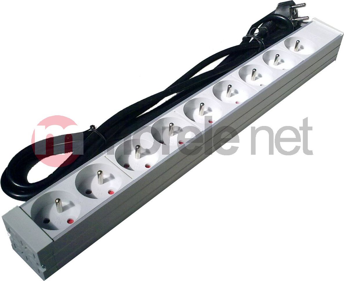 Digitus Listwa zasilająca PDU 19" RACK 9x Typ E (A-19-STRIP-3-IMP)