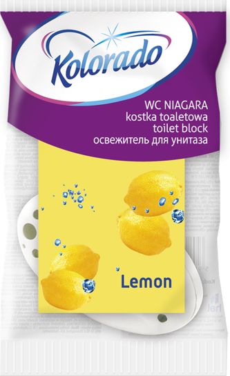 Kolorado Kostka toaletowa kolorado Niagara Cytryna 35g uniwersalny