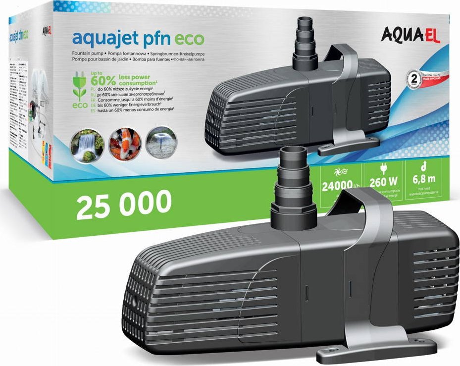 Aquael Pompa Fontannowa PFN 25000 ECO* 260W 24000 l/h