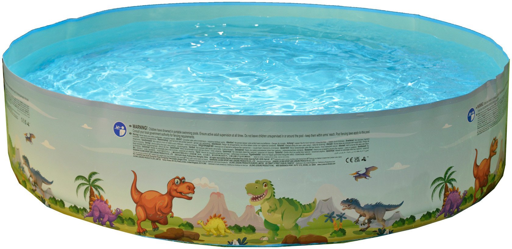 SunClub Duży basen rozporowy SUNCLUB - świat dinozurów