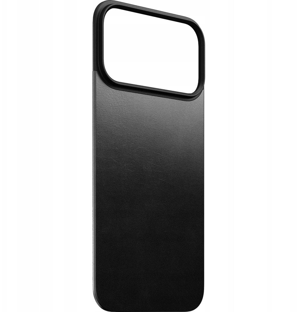 NOMAD Magnetic Leather Back - nakładka magnetyczna na iPhone 17 Pro Max kompatybilna z MagSafe; skóra Horween (black)