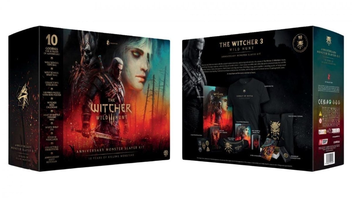 Zestaw Kolekcjonerski Good Loot The Witcher (Wiedźmin) 3: Wild Hunt Anniversary Monster Slayer Kit