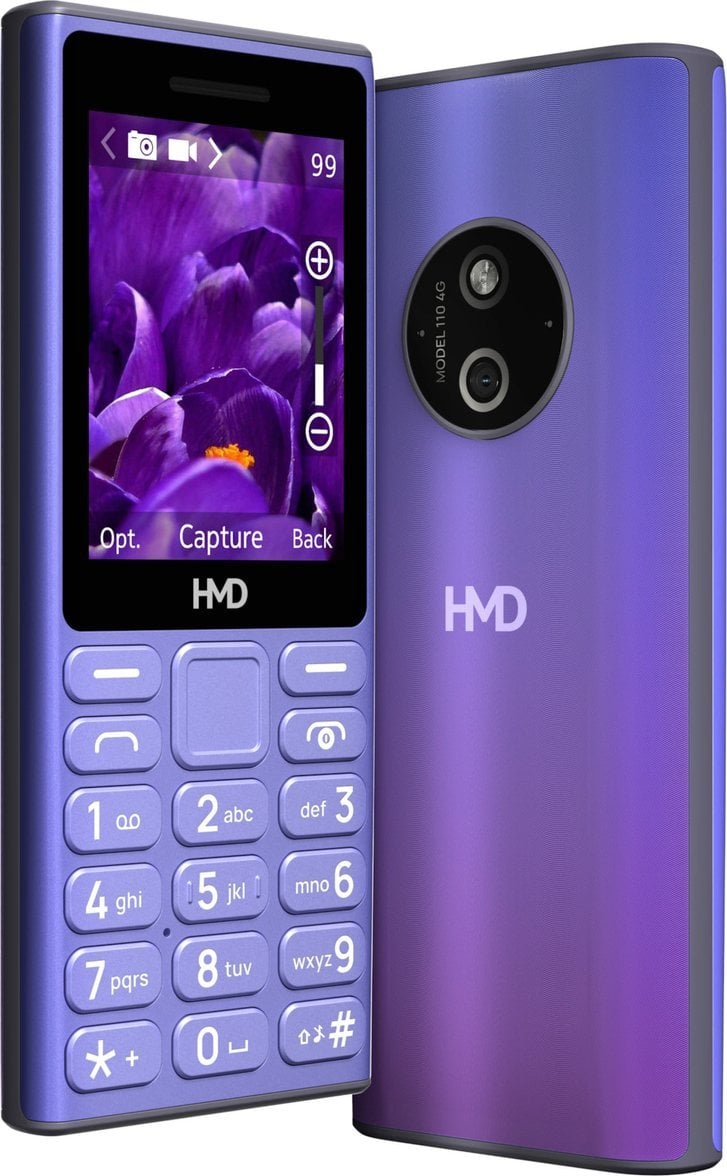 Telefon komórkowy HMD Telefon Komórkowy HMD 110 4G Dual Sim Niebieska Bar