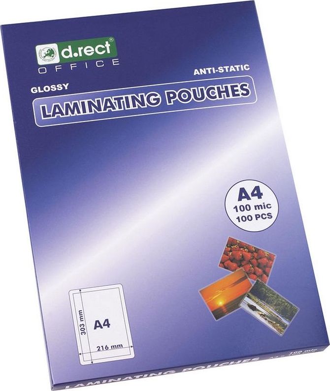 D.Rect Folia laminacyjna A4 100 mic a'100 D.RECT