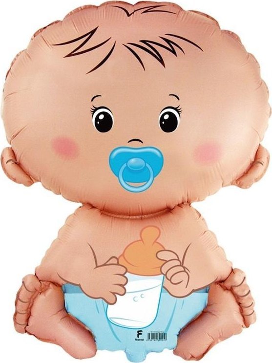 Balon foliowy bobas Chłopiec 67cm