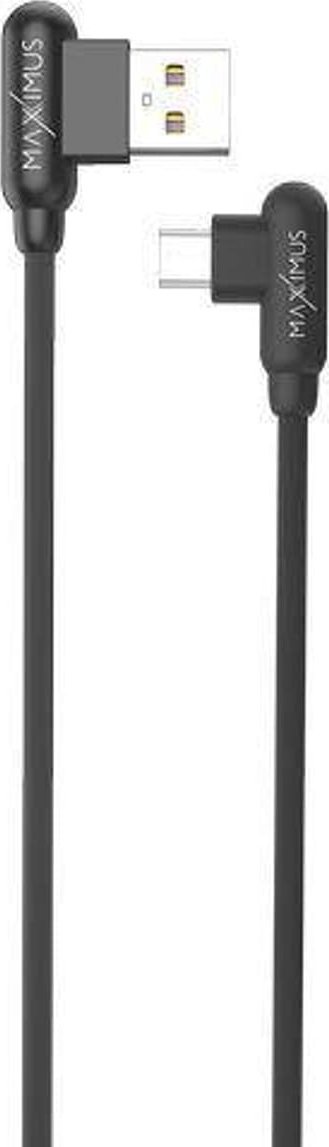 Kabel USB Maxximus USB-A - microUSB 1 m Czarny