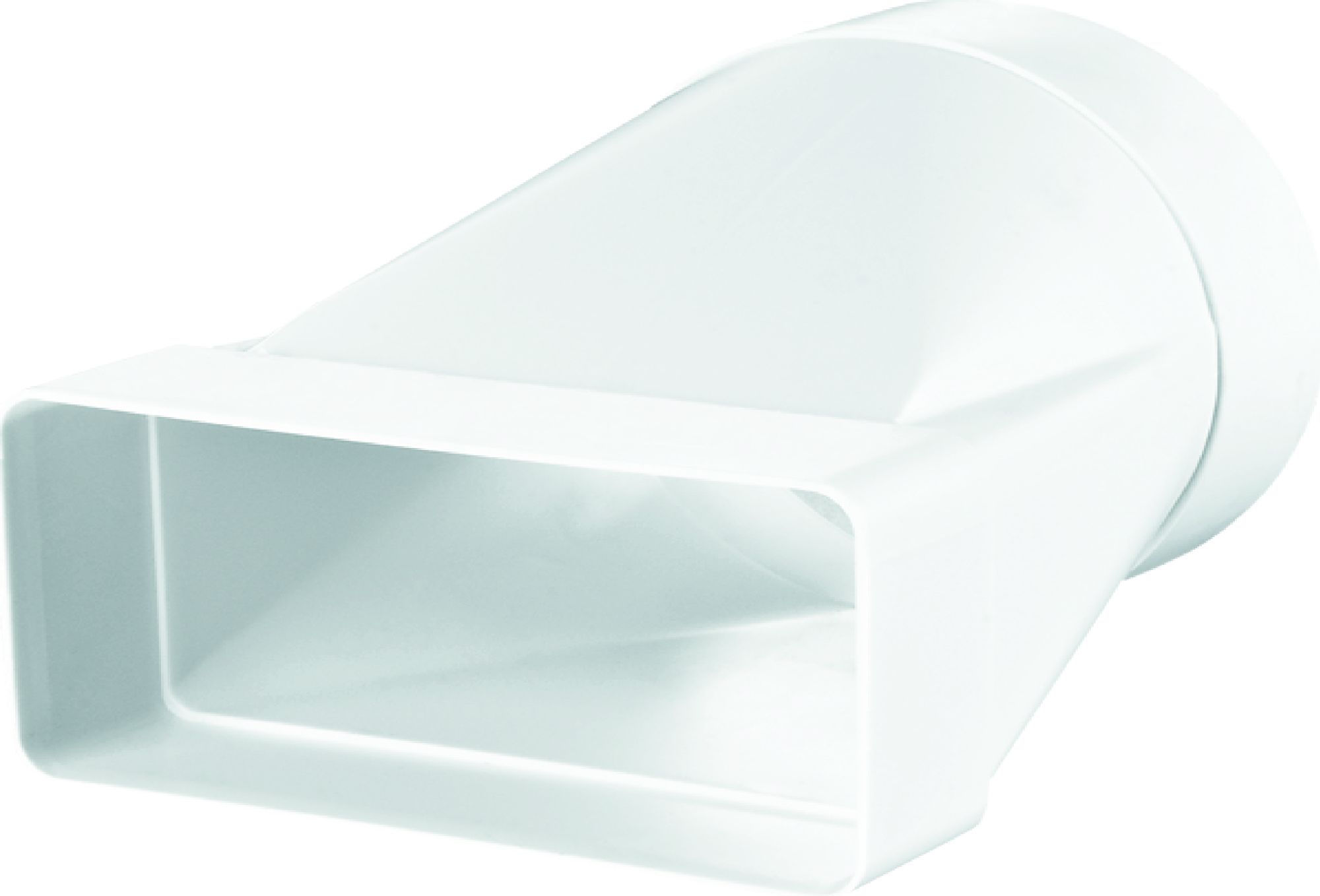 Vents Łącznik przekrojów zmiennych biały 204 x 60 / 125mm (570)