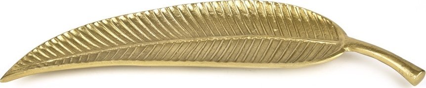 Witek Home Patera Liść mosiądz 60cm