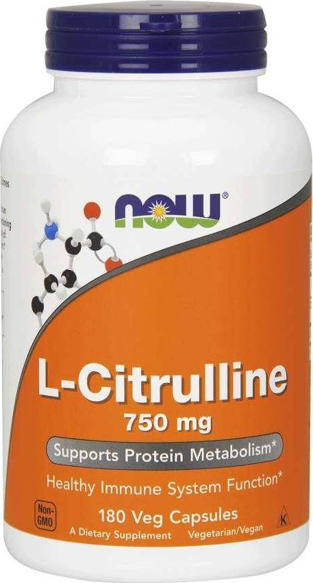 NOW Foods NOW Foods - L-Cytrulina, 750mg, 180 vkaps